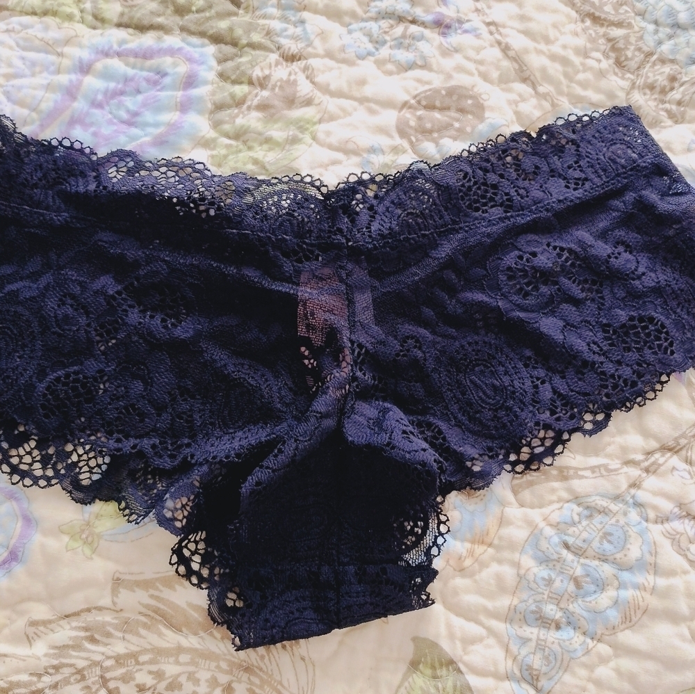 VS 2 Piece Bra / NWTPanty,  DREAM ANGEL Elegant Lace Bralette/ PANTY - Picture 7 of 15